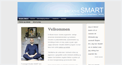 Desktop Screenshot of breathesmart.dk