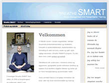 Tablet Screenshot of breathesmart.dk